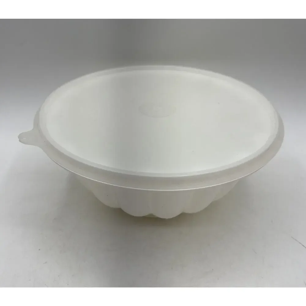 Vintage‎ TUPPERWARE Jell-n-Serve Jello Mold Tray 4 Lid Designs